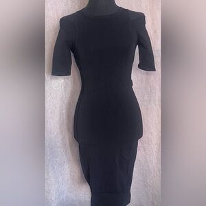 French connection black bodycon dress​​​